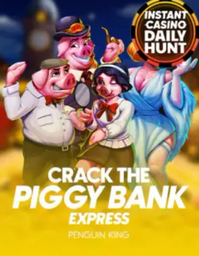 Crack the Piggy Bank Express slot Penguin King
